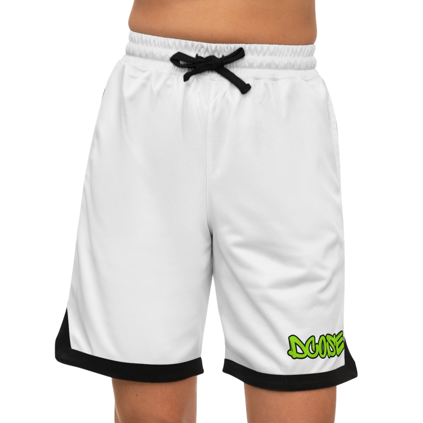 Trendy Basketball Rib Shorts, Athletic Gym Shorts