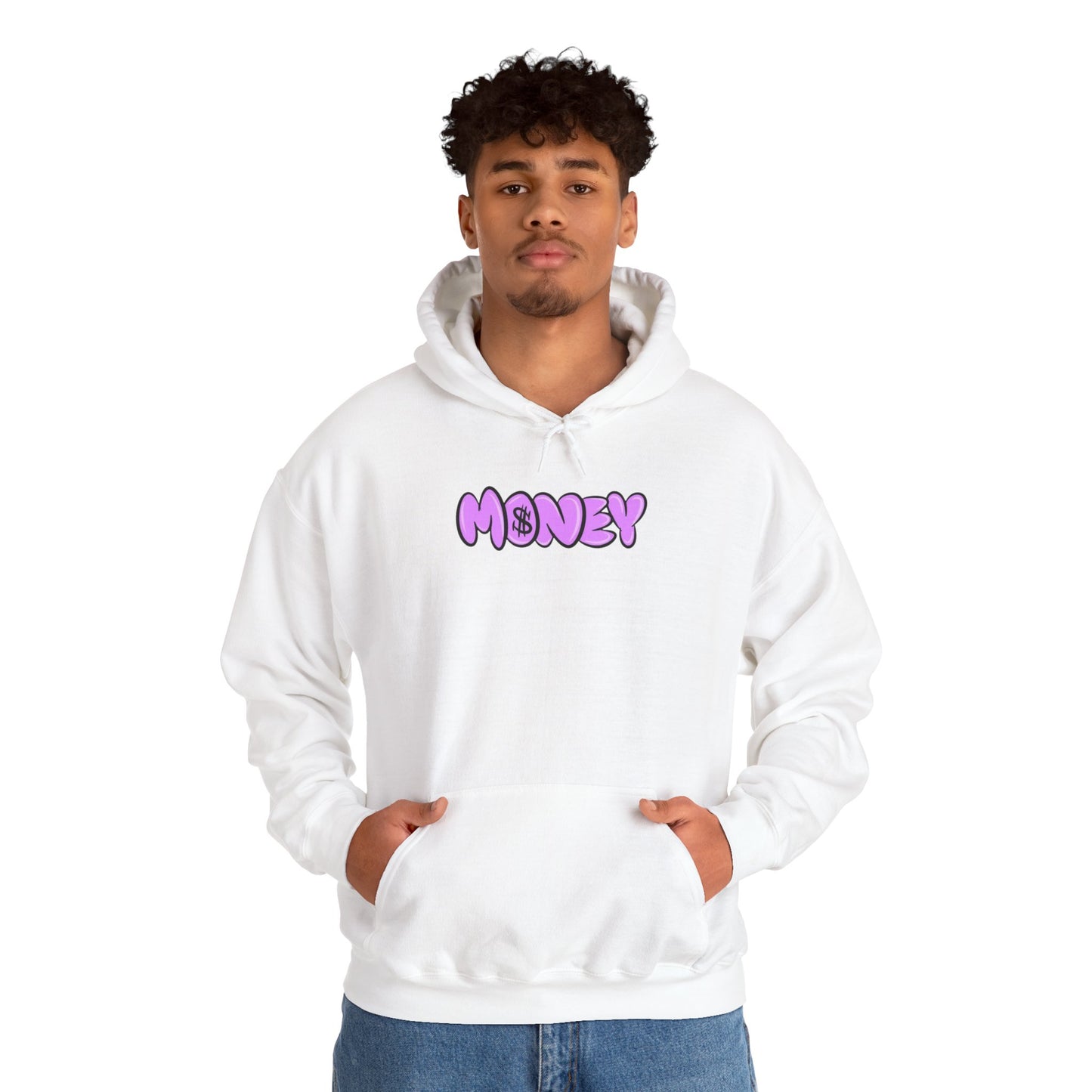 Money Vibe Unisex Heavy Blend Hooded Sweatshirt, Cozy Hoodie, Casual Wear, Streetwear Style, Gift for Him/Her
